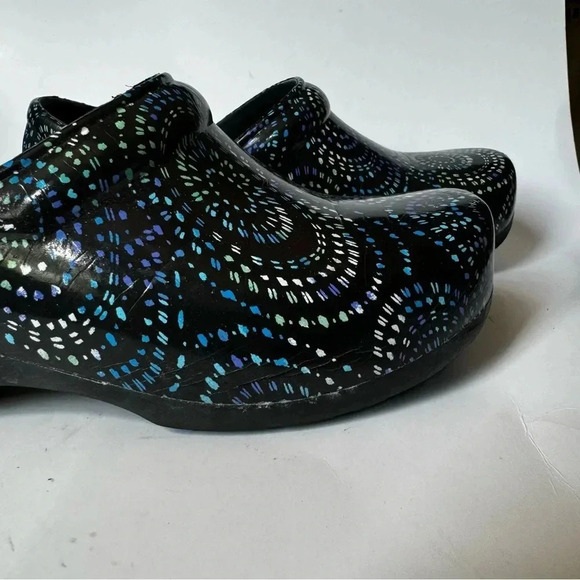 Anywear Womens Patent Leather Clogs Style SR ANGEL, US Size 9, Color PRSP👟 - Picture 3 of 7